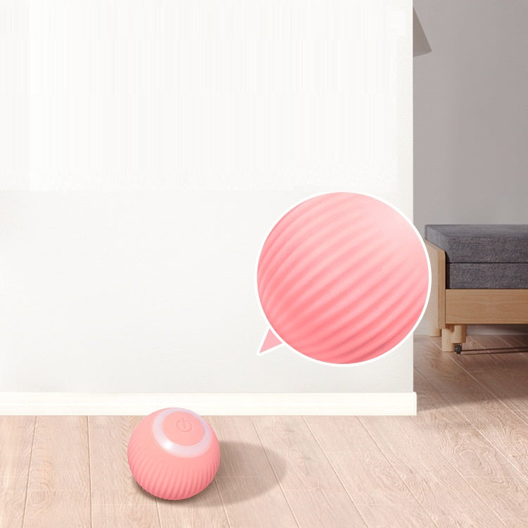 Self-rolling ball