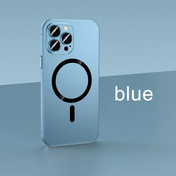 🎄Festival Promotion 45% RABATT – Magnetische Ladehülle aus Aluminiummetall, matte Hülle für iPhone