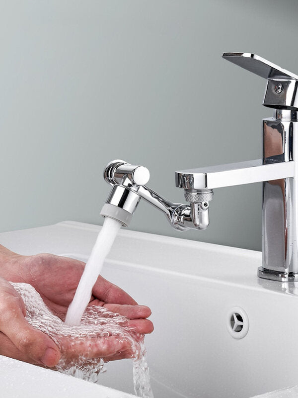 Universal 1080° swivel faucet aerator with swivel extension