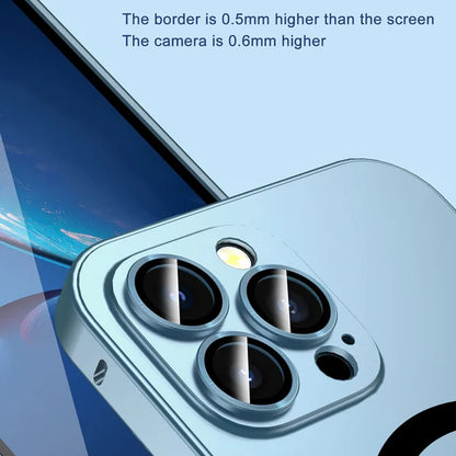 🎄Festival Promotion 45% RABATT – Magnetische Ladehülle aus Aluminiummetall, matte Hülle für iPhone