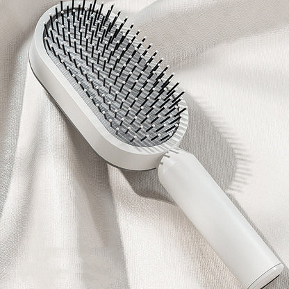 Selbstreinigende Haarbürste