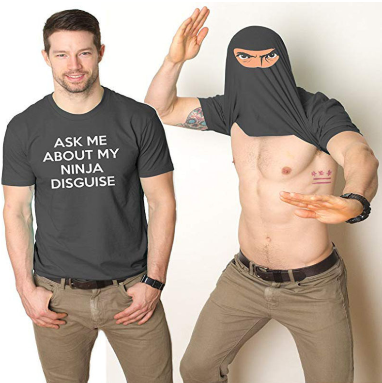 Ninja disguise t-shirt 🥷🏻 