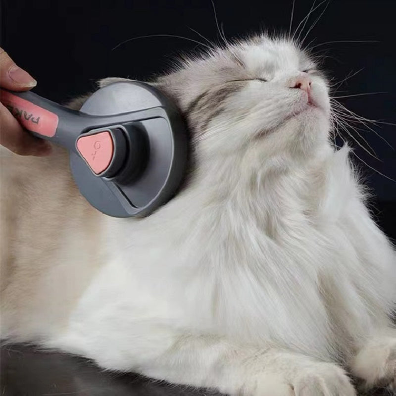 Professionelle Hunde-Katzen Haarbürste /Ein Klick Entferner.
