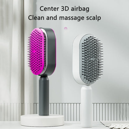 Selbstreinigende Haarbürste
