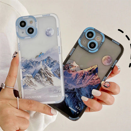 🤩 20% off the Aesthetic Snow Mountain iPhone Case