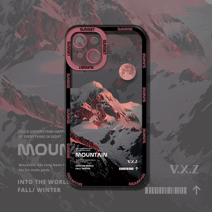 🤩 20% off the Aesthetic Snow Mountain iPhone Case