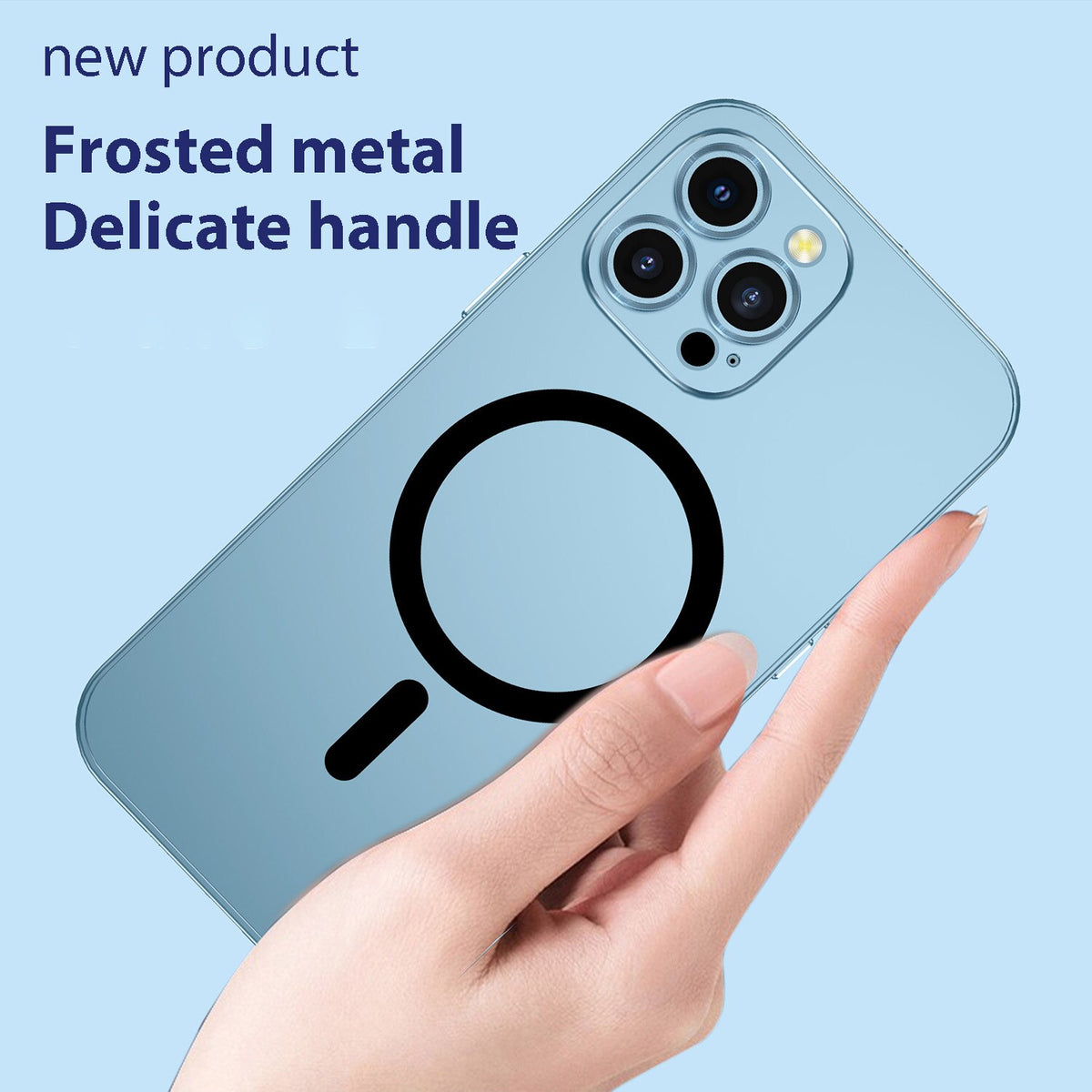 🎄Festival Promotion 45% RABATT – Magnetische Ladehülle aus Aluminiummetall, matte Hülle für iPhone