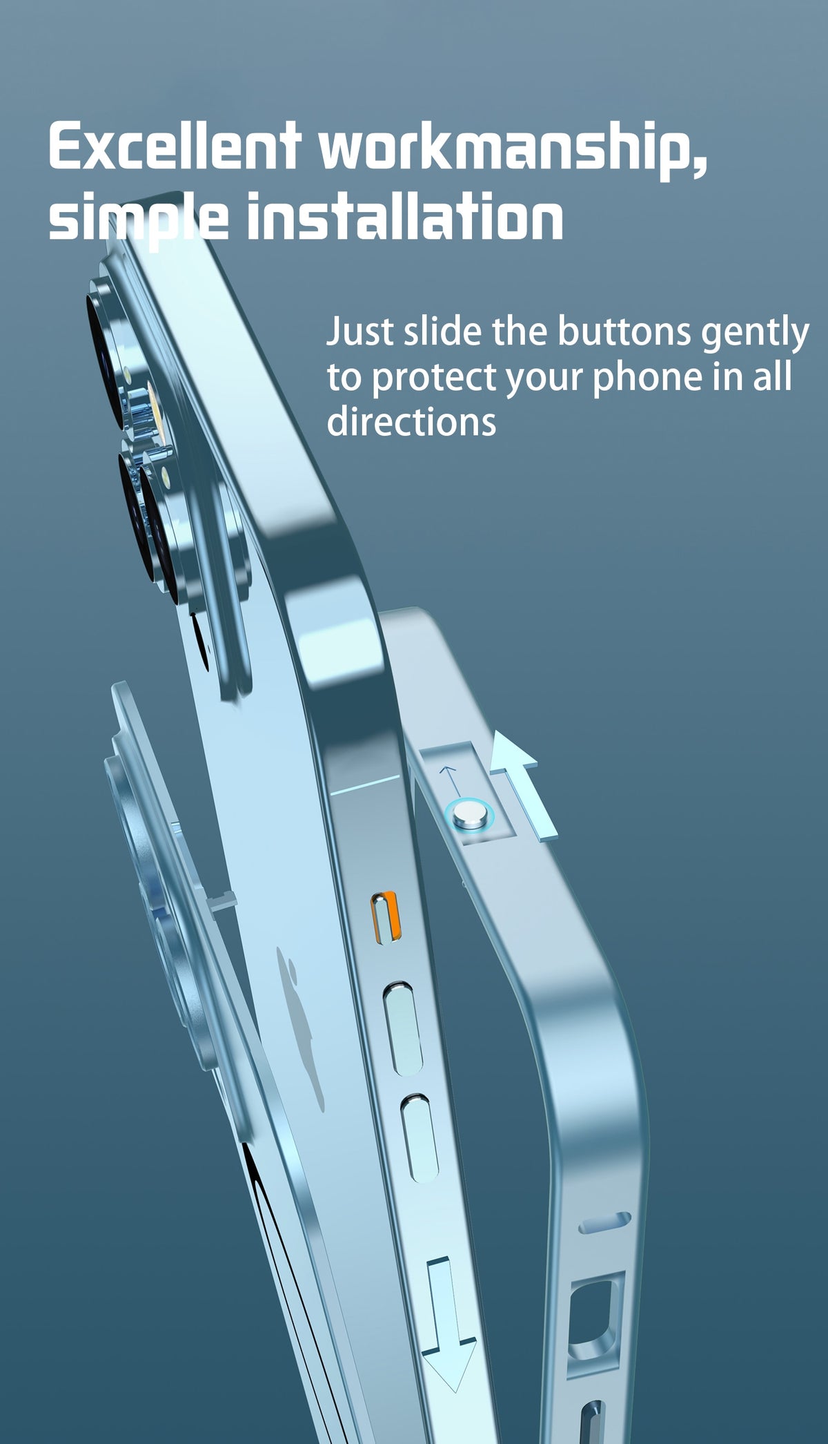 🎄Festival Promotion 45% RABATT – Magnetische Ladehülle aus Aluminiummetall, matte Hülle für iPhone