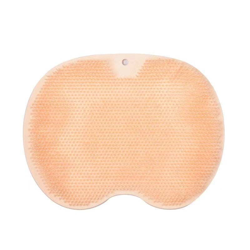 Foot and back scrubber for the shower, massage pad.