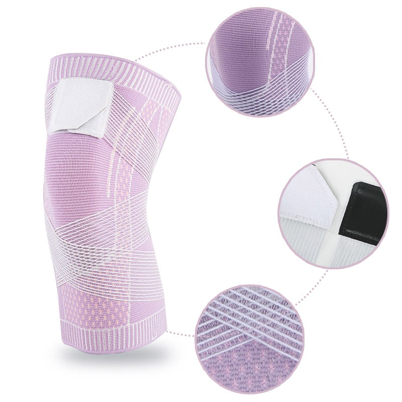 Knee pads made of knitted nylon tape🔥