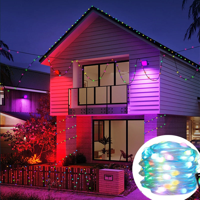 Bluetooth LED chain controlled app for the Christmas tree