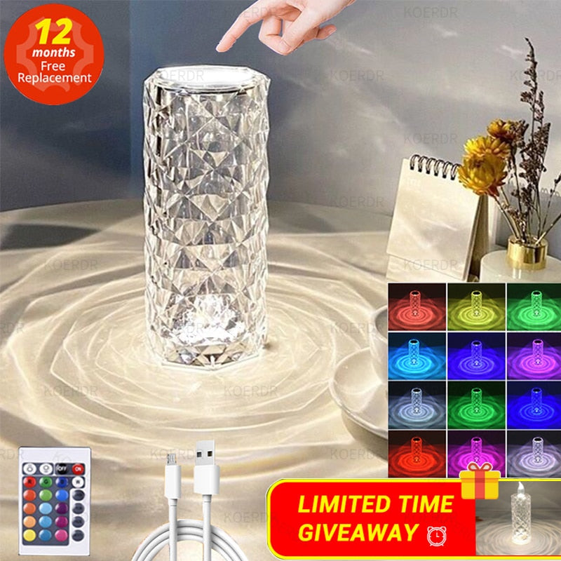 Crystal night lamp 