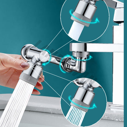 Universal 1080° swivel faucet aerator with swivel extension