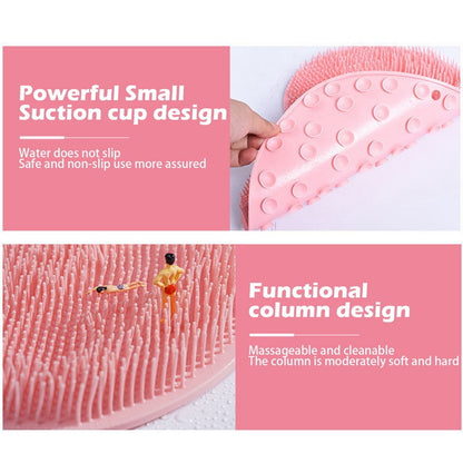 Foot and back scrubber for the shower, massage pad.
