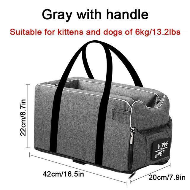 Tragbares Katzen-Hundebett für Autoreisen-Transporthundeträger/Schutz für kleine Hunde.