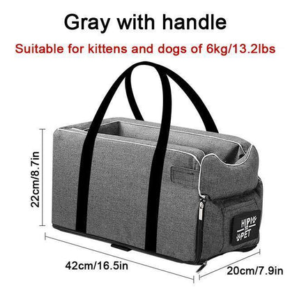 Tragbares Katzen-Hundebett für Autoreisen-Transporthundeträger/Schutz für kleine Hunde.