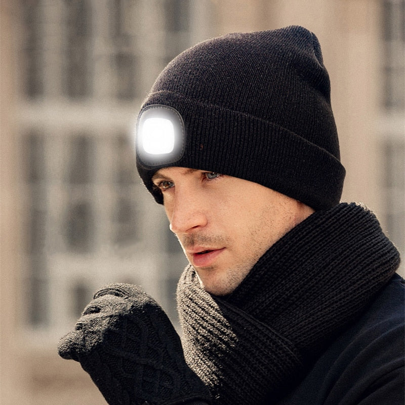 Warme LED-Winter Mütze WEIHNACHTSVERKAUF