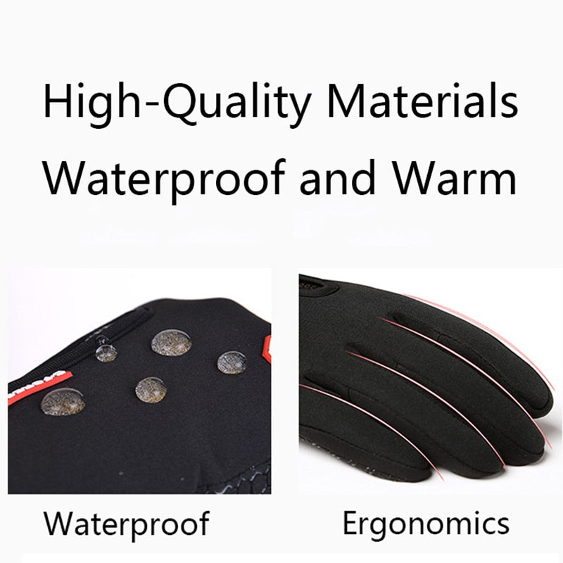 Winter gloves three-finger touchscreen waterproof™