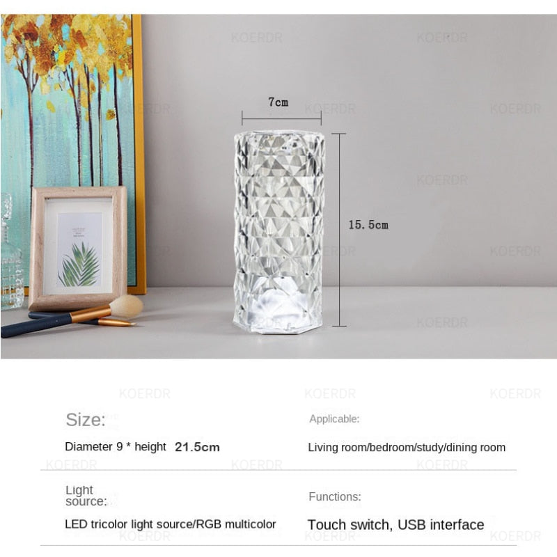 Crystal night lamp 