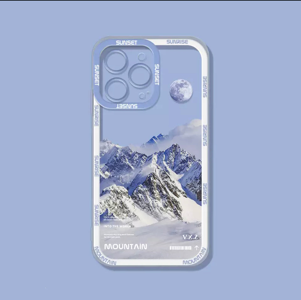 🤩 20% off the Aesthetic Snow Mountain iPhone Case