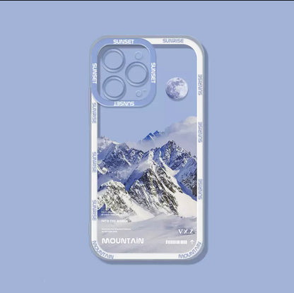 🤩 20% off the Aesthetic Snow Mountain iPhone Case